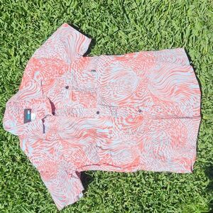 Boys youth medium (10-12) button up collared shirt